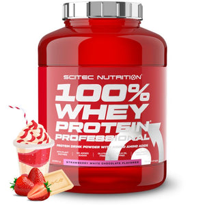 Scitec Nutrition 100% Whey Professional Vanille erdbeer weiße schokolade