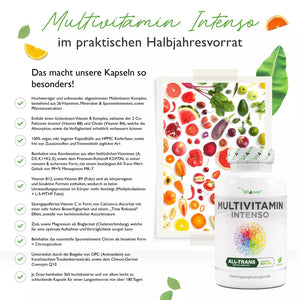 Vitamine von A bis Z Multivitamin Intenso vit4ever esn