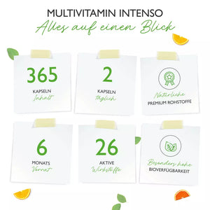 Vitamine von A bis Z Multivitamin Intenso vit4ever esn