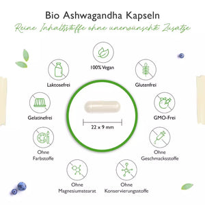 Bio Ashwagandha - 365 Kapseln