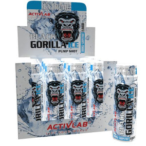 Activlab Black Gorilla Ice Pump Shot 12 x 80ml Pre-Workout Pump Booster
