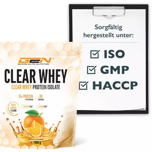 isoclear Clear Whey Protein esn gen