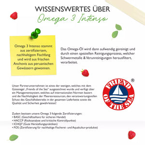 Omega 3 Intenso Fischöl (365 Softgel-Kapseln)