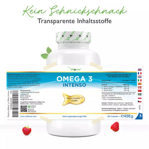 OMEGA 3 Kapseln FISCHÖL TRIGLYCERIDE FORM