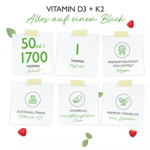 Vitamin D3 + K2 Tropfen