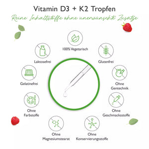 Vitamin D3 + K2 Tropfen