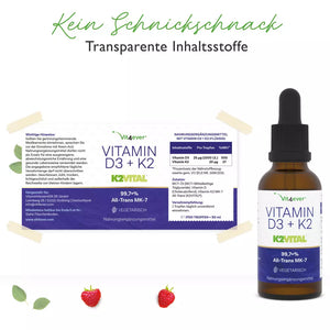 Vitamin D3 + K2 Tropfen