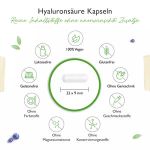 Hyaluronsäure (180 Kapseln a500mg)