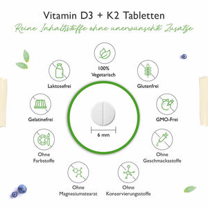 Vitamin D3 5.000 I.E. + Vitamin K2 100 mcg