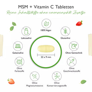 MSM + Methylsulfonylmethan Vitamin C