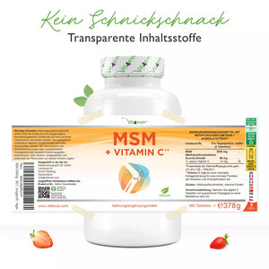 MSM + Methylsulfonylmethan Vitamin C