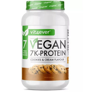 Vegan 7K Protein - 1kg - Rein pflanzlich - Cookies & Cream