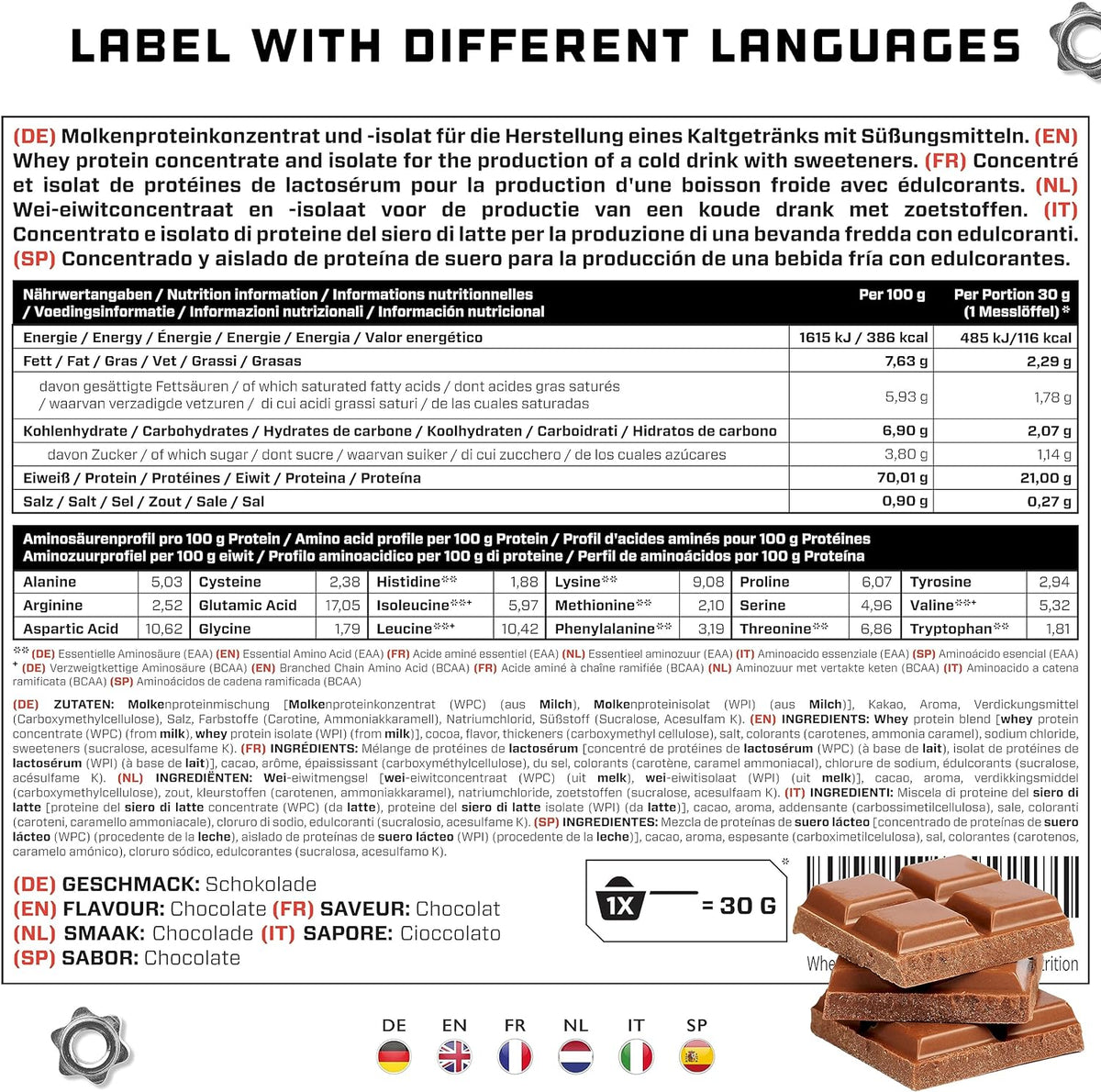 Whey Protein Komplex GEN (1000g)