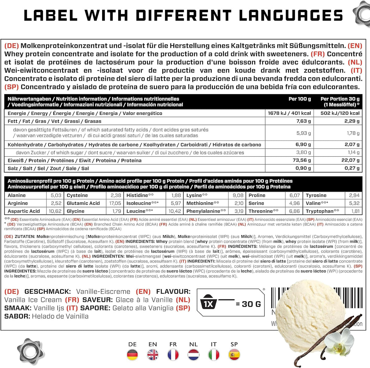 Whey Protein Komplex GEN (1000g)