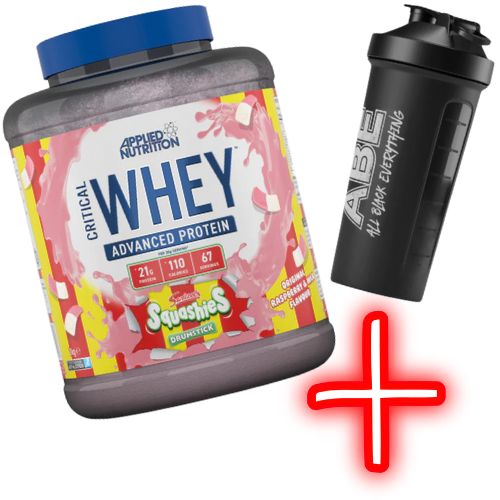 Critical Whey Protein Applied Nutrition (2000g) +  ABE-Shaker von Applied Nutrition (700ml)