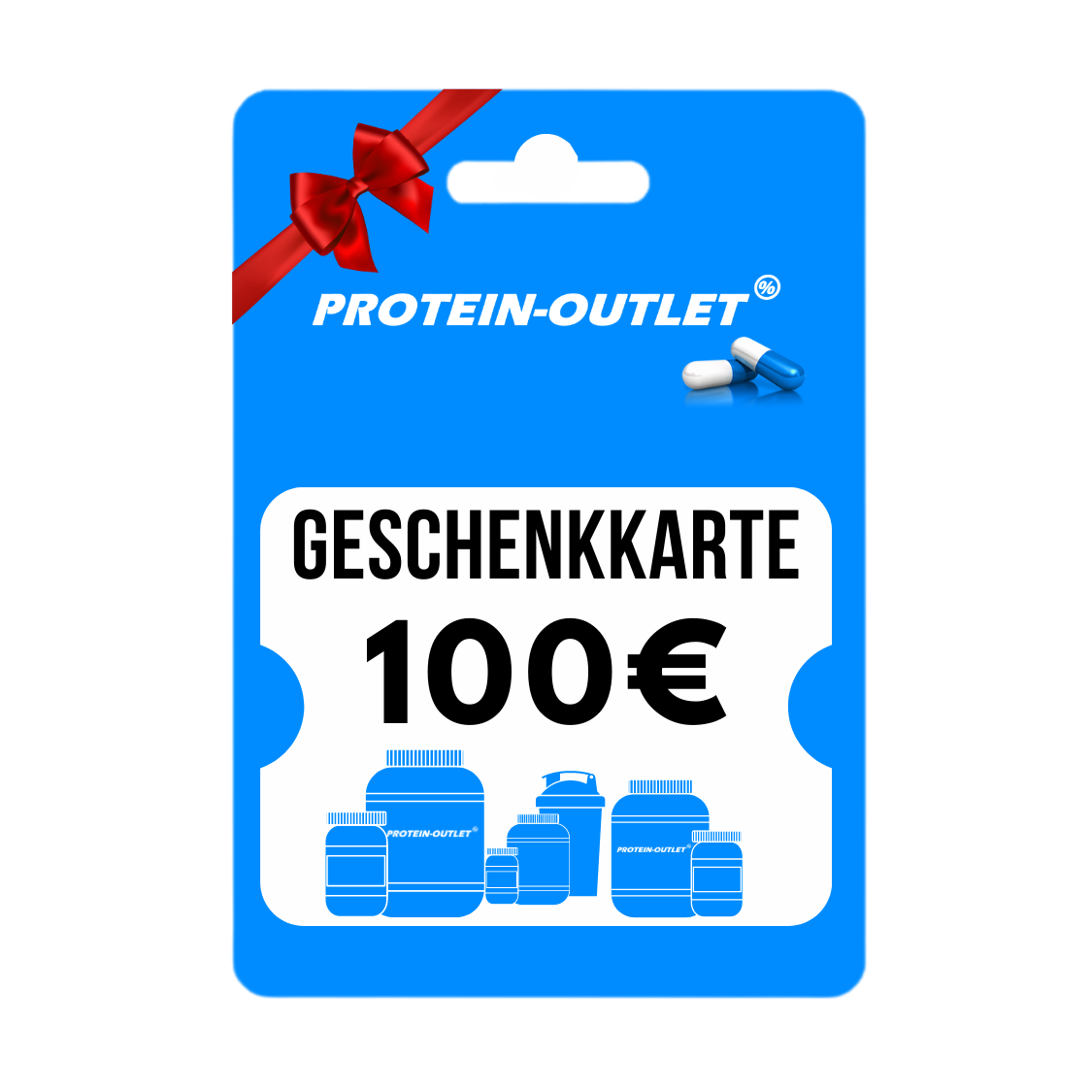 Geschenkkarte / Gutschein / Geschenkgutschein 100€ Fitness Bodybuilding Supplements