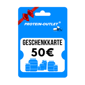 Geschenkkarte / Gutschein / Geschenkgutschein 50€ Fitness Bodybuilding Supplements