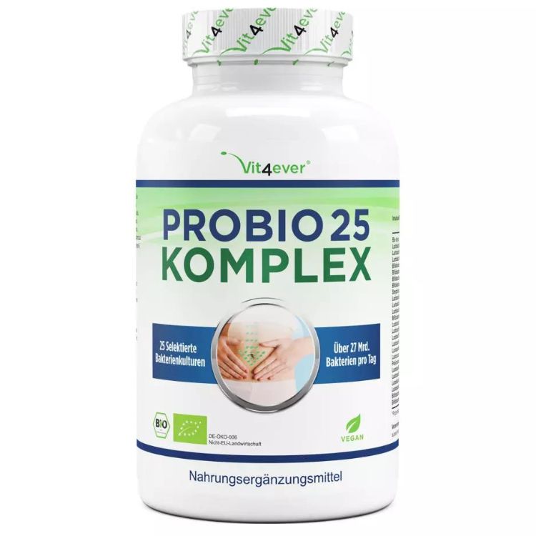 Probiotika Darmgesundheit Komplex - Darm-Kulturen Komplex mit 27 Milliarden Darmbakterien + Inulin