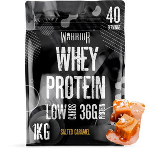 Warrior Whey Protein Eiweißpulver (1000g) Salted Caramel