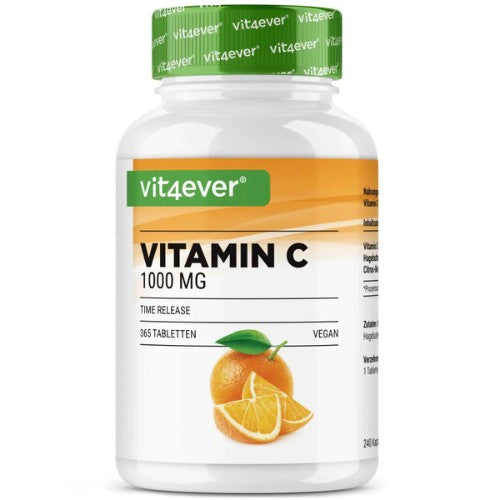 Vitamin C - 1000mg, 365 Tabletten