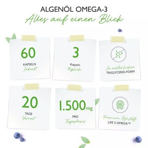 Omega 3 Algenöl Vegan 