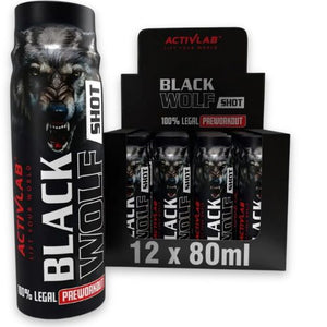 Activlab Black Wolf Preworkout Shot, 12 x 80 ml Booster Shots