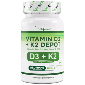 Vitamin D3 5.000 I.E. + Vitamin K2 100 mcg