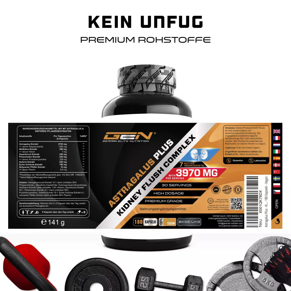 Astragalus Plus - Kidney flush Complex Nieren gesundheit