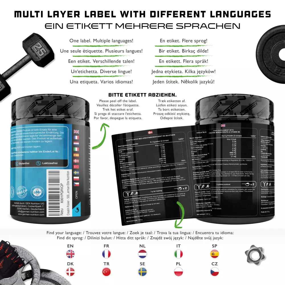 Creatin Monohydrat Pulver