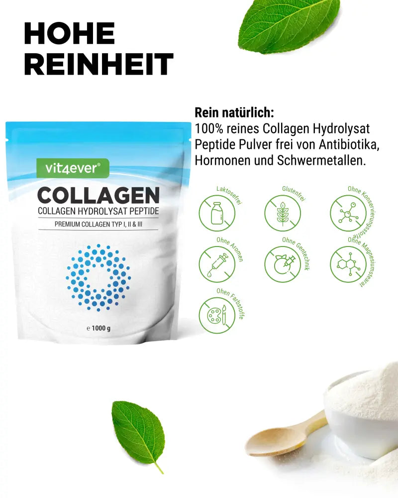 Kollagen Pulver - Collagen-Hydrolysat-Pulver - Peptolab-Light -  Peptide