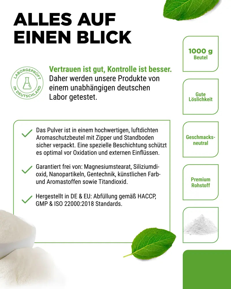 Kollagen Pulver - Collagen-Hydrolysat-Pulver - Peptolab-Light -  Peptide