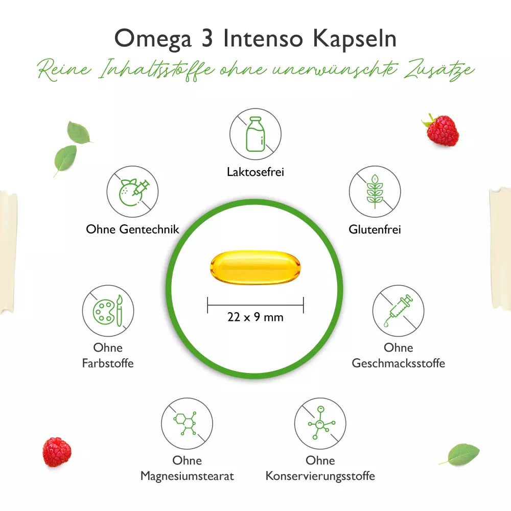 Omega 3 Intenso Fischöl (365 Softgel-Kapseln)
