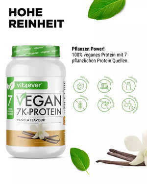 Vegan 7K Protein - 1kg - Rein pflanzlich 