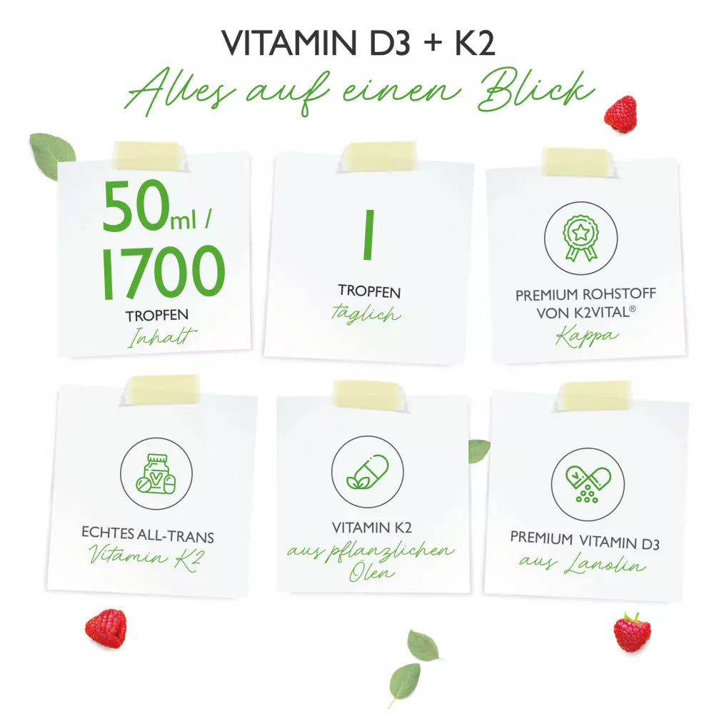 Vitamin D3 + K2 Tropfen 