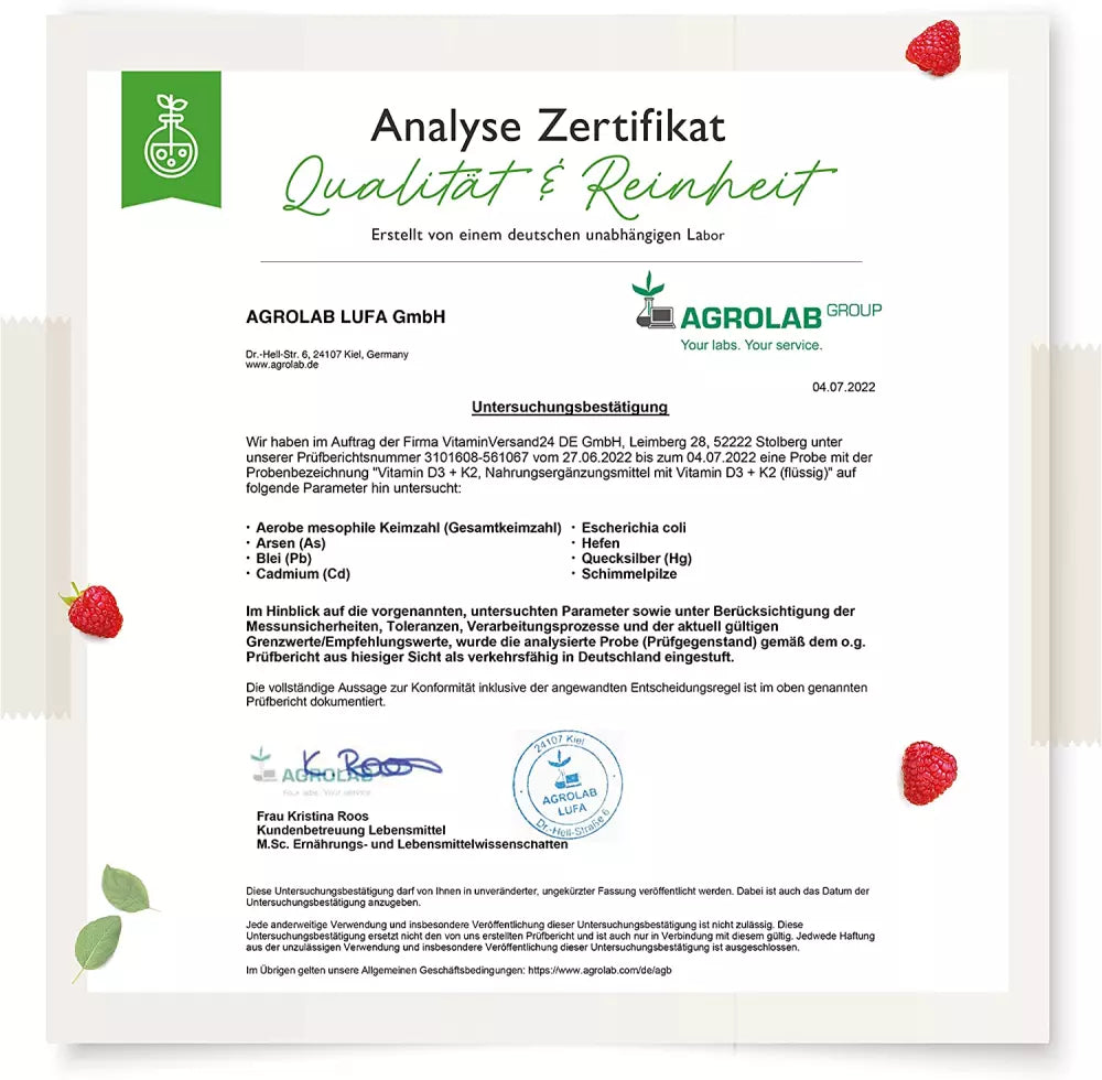 Vitamin D3 + K2 Tropfen 