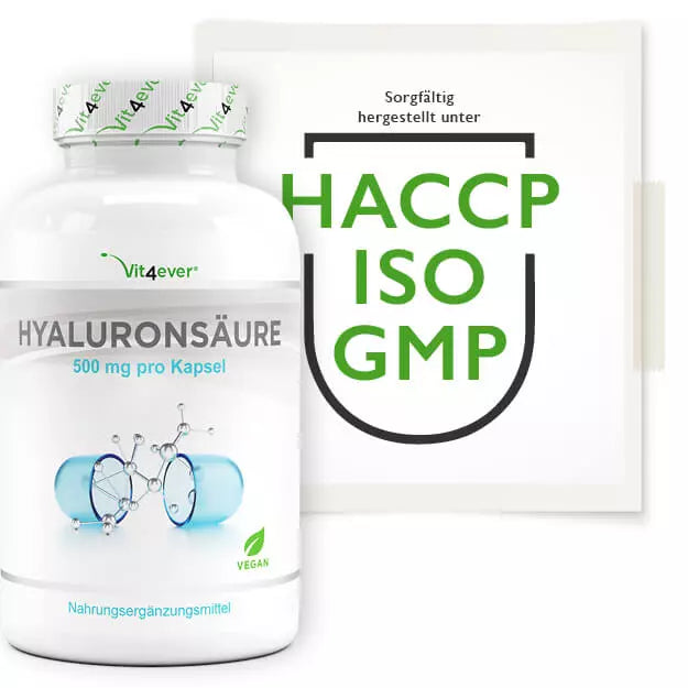 Hyaluronsäure 500 mg, 180 Kapseln