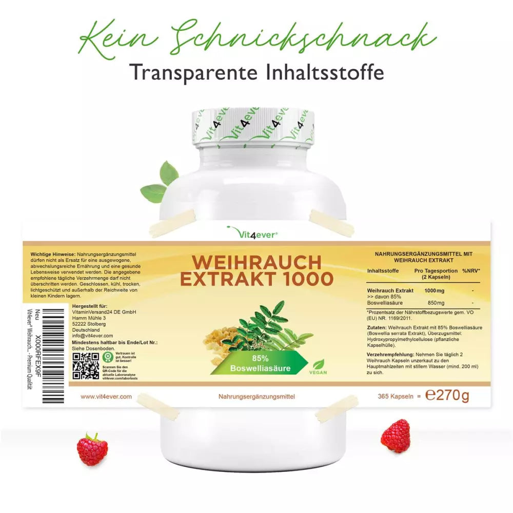 Weihrauch Boswelia extrakt