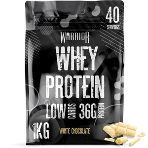 Warrior Whey Protein Eiweißpulver (1000g) Weiße schokolade