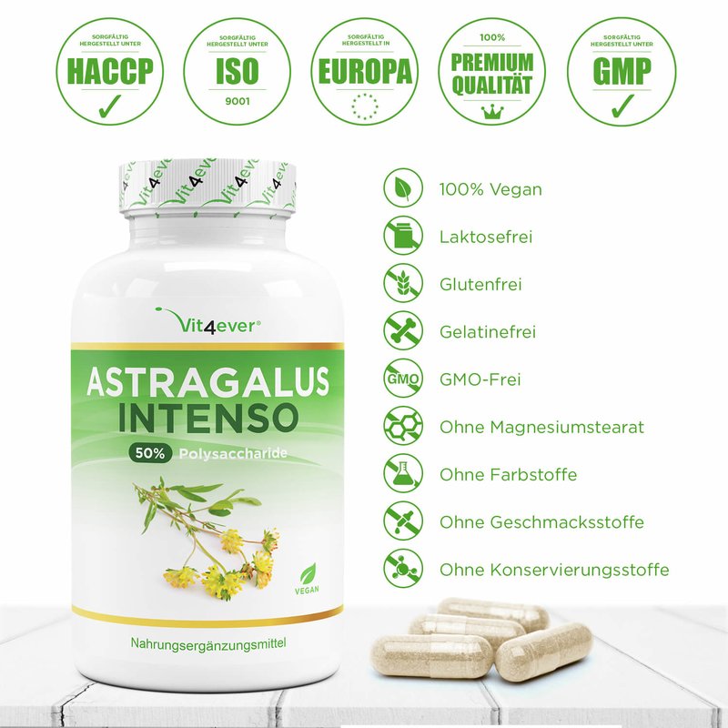 ASTRAGALUS INTENSO (180KAPSELN)