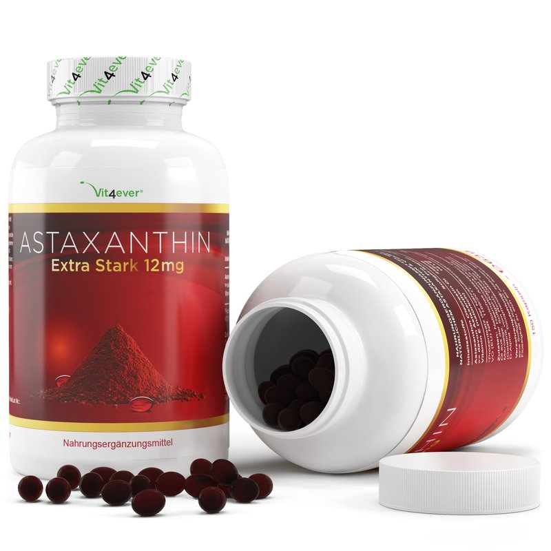 Astaxanthin 12 mg - 150 Softgel Kapseln