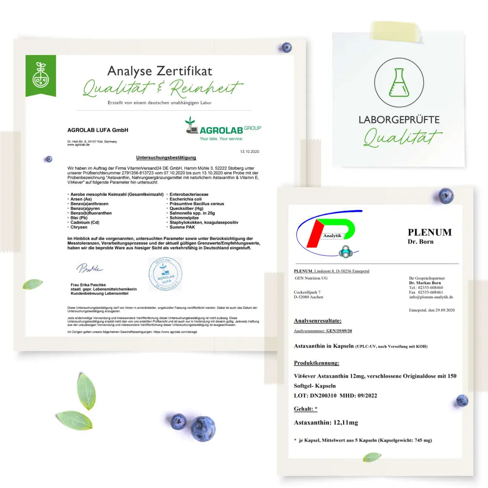 Astaxanthin 12 mg - 150 Softgel Kapseln