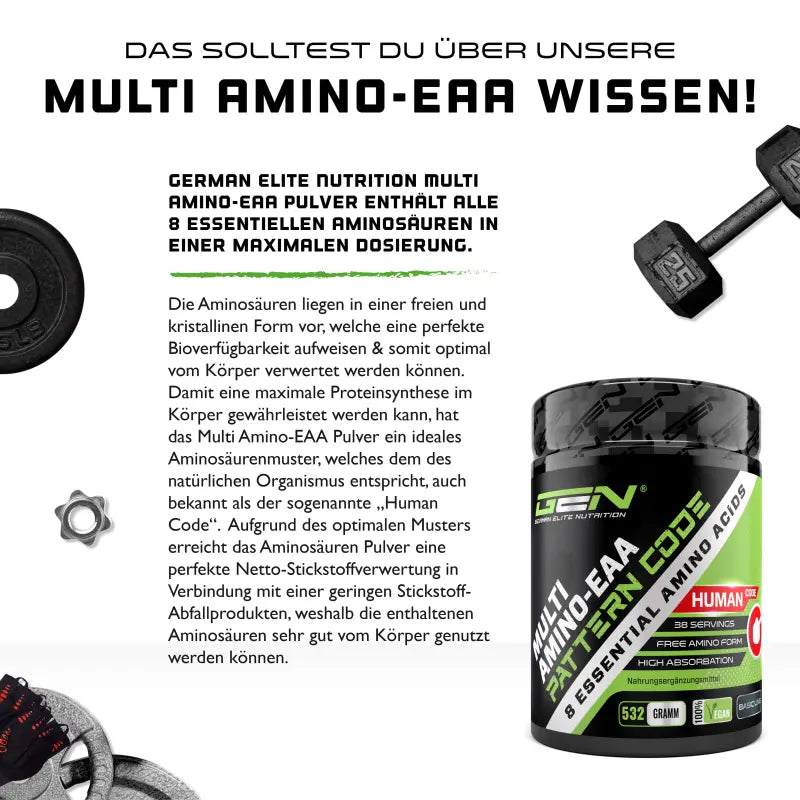 GEN EAAs Pattern Code (532g)