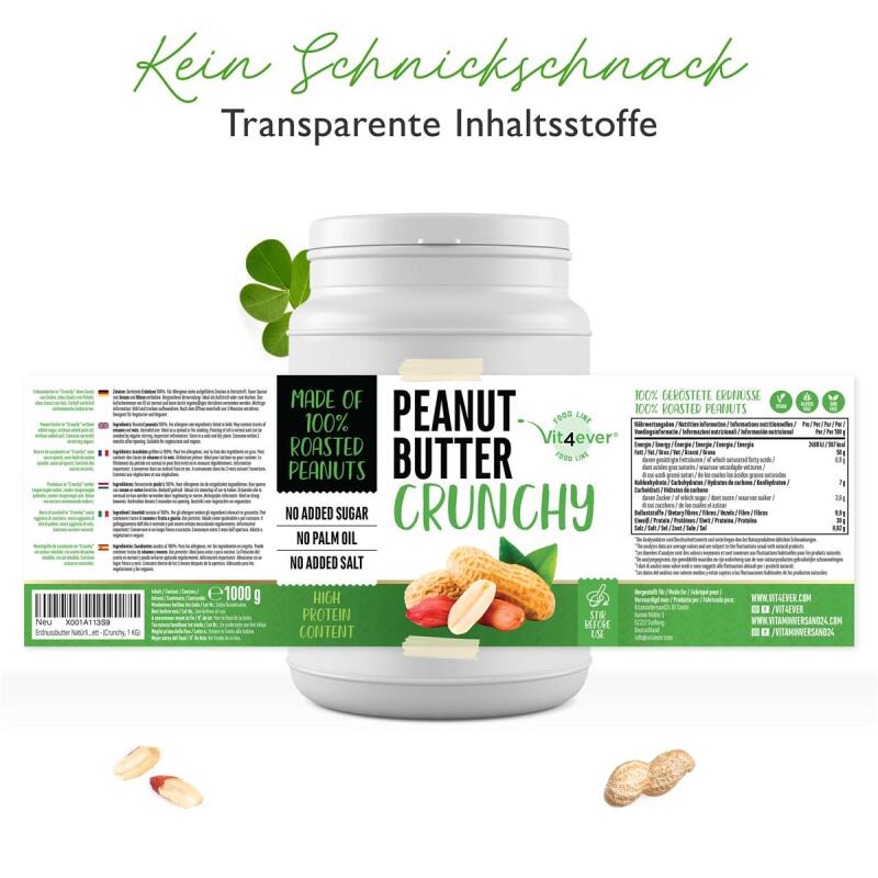 Erdnussbutter - Peanut Butter (1000 g)