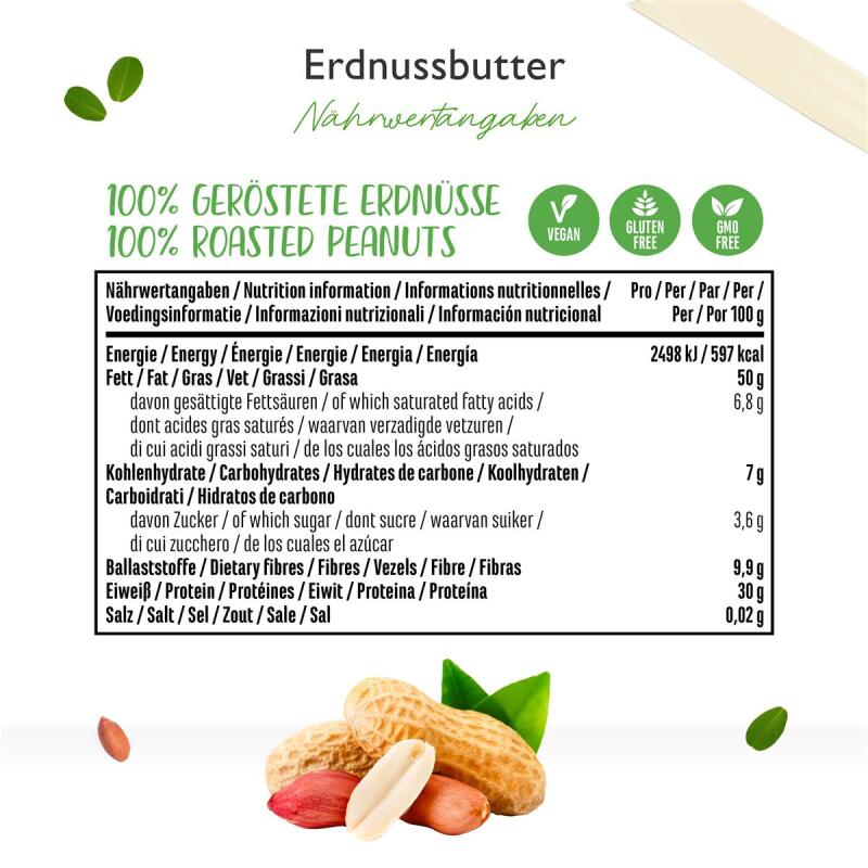 Erdnussbutter - Peanut Butter (1000 g)