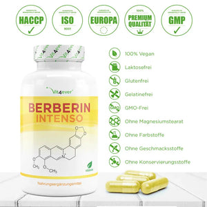 Berberin HCL Intenso - (120 Kapseln a 500mg)