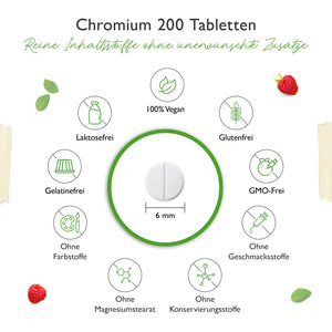 Chromium (365 Tabletten 200 mcg Chrom-Picolinat)